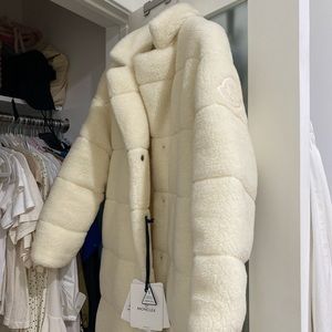 Nwt Moncler Reversible Quilted Faux 